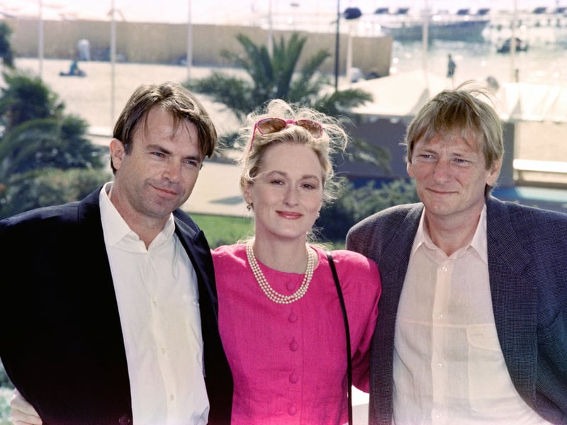 Alongside Meryl Streep, Sam Neill stars in 1988 drama A Cry in the Dark which chronicles the infamous case of nine week old baby Azaria Chamberlain, who was killed by a dingo. Streep was nominated for Best Actress at the Academy Awards following its release, with the film given a Rotten Tomatoes score of 94%. 