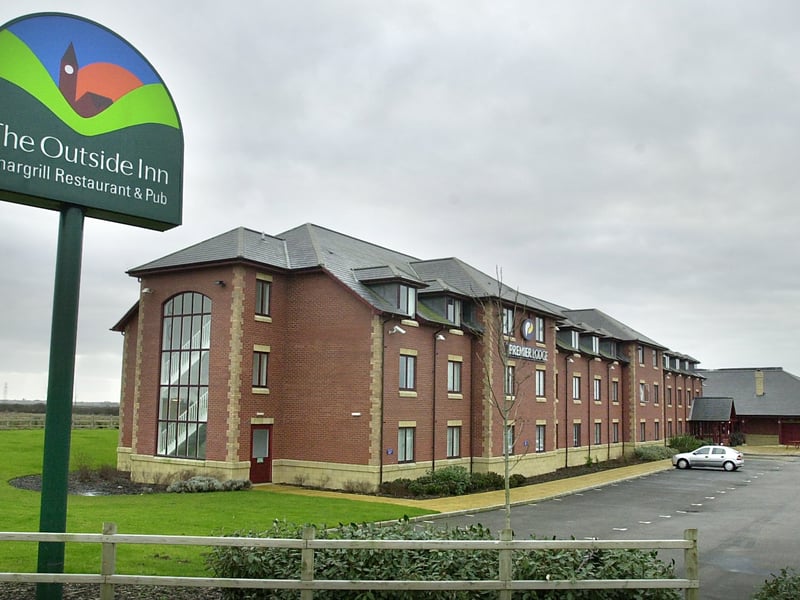 The Premier Lodge opposite the Blackpool B&Q Warehouse at the end of the M55
