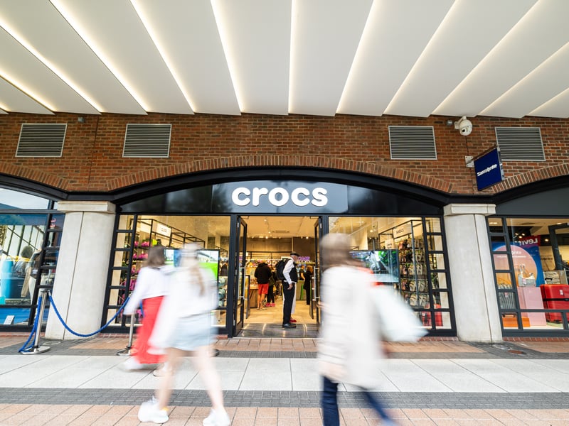 The Crocs store in Gunwharf Quays opened its doors at the beginning of the month. 
Take a look inside.