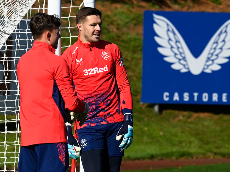Barring any last minute injuries, the English goalkeeper will continue to guard the Rangers net as their undisputed number one.