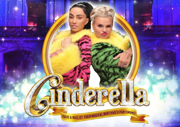 They're set to play the "ugly" stepsisters in the Northwich Memorial Court production of "Cinderella" - but can you really call Kerry Katona or Katie Price ugly? I'll let you be the judge - but they're appearing on stage from December 8 - 31 2024.
