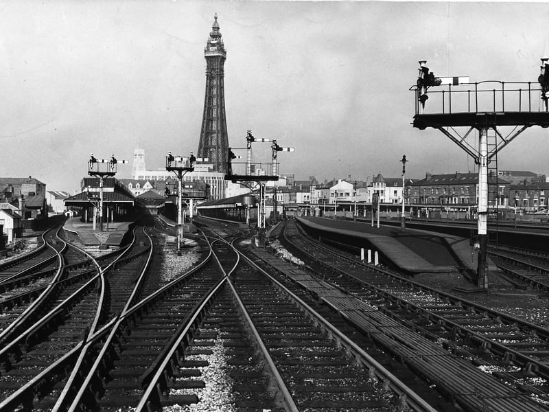 The empty platforms and deserted lines at Central Station after the weekend closure, 1964