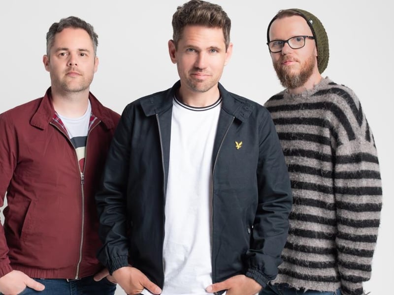 Pop nostalgia meets festival fun with Scouting For Girls, known for hits like 'She's So Lovely' and 'Elvis Ain't Dead.'
