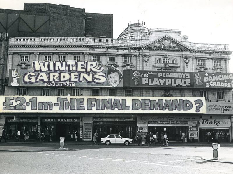 First Leisure were " demanding " money from Blackpool council for the upkeep of the winter Gardens