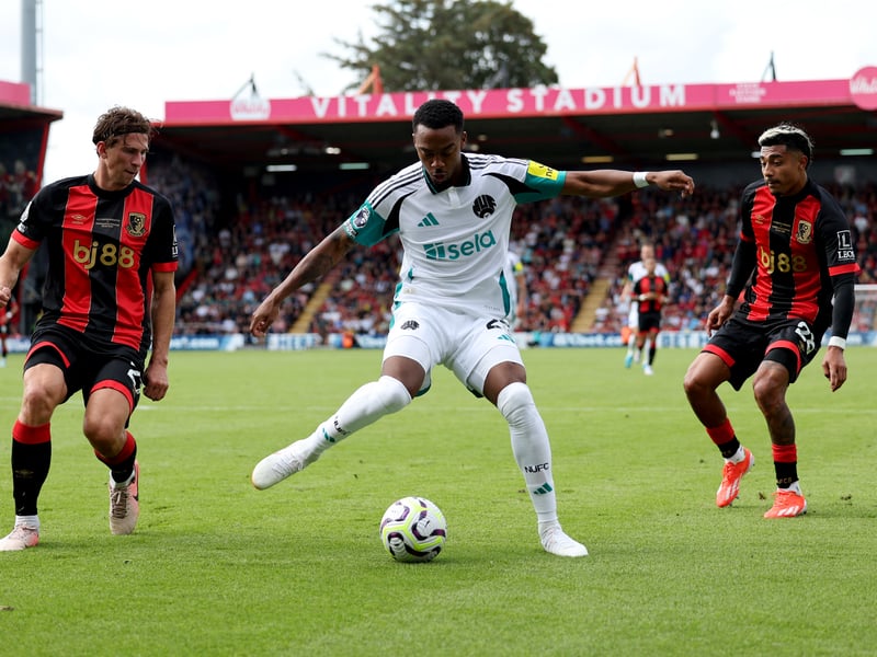 On for Tonali 65: Had a couple of touches but couldn't help Newcastle get back into the game.