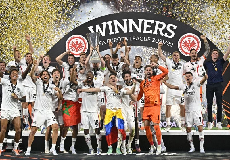 They most recently won the Europa League in 2022 when they beat Rangers on penalties. They had won it previously in 1980.