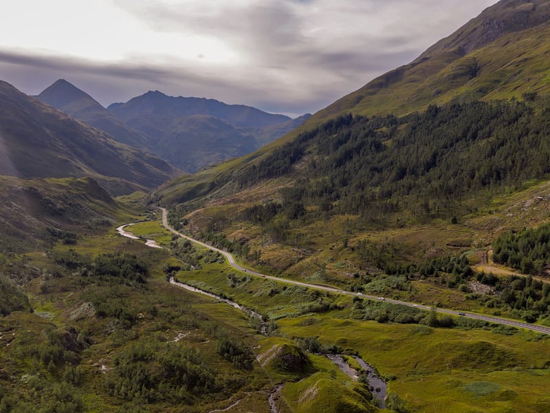 The scene of a Jacobite battle in 1719, the steep slopes of Glen Shiel hold hundreds of stories.