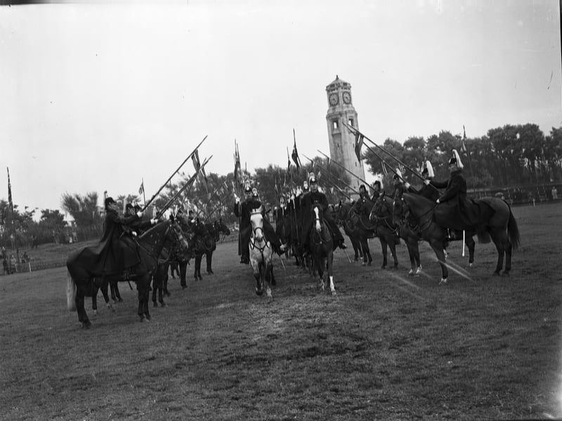 Pageantry at The Royal Lancashire Show visited Stanley Park in 1949