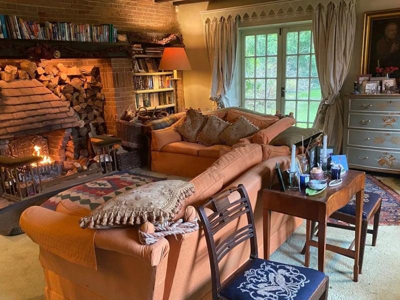 This home comes with nine bedrooms, four bathrooms and four reception rooms. 