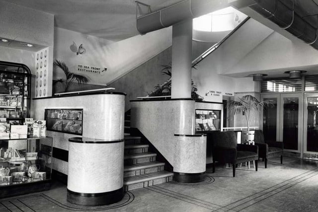 Inside the Savoy Cafe