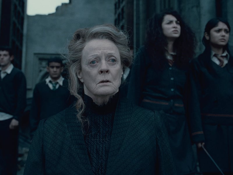 Maggie Smith was introduced to a whole new generation of filmgoers thanks to her role as Scottish Hogwarts teacher Professor Minerva McGonagall in the moneyspinning Harry Potter series films. The best reviewed of the boy wizard films - with a rating of 96 per cent - is the final part, Harry Potter and The Deathly Hallows Part 2.