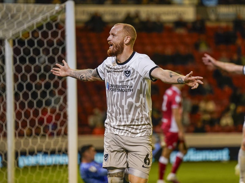 The Pompey left-back missed five games after pulling up with a groin issue during the Blues' 3-2 win at Barnsley on September 19, 2023. Ogilvie then suffered ligament damage in his left ankle in the first 10 seconds of Pompey's trip to Cambridge United on October 24. He sat out the next 21 games as a result.
