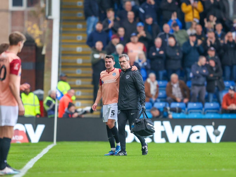 The Pompey centre-back tore the ACL in his knee in the first half of Pompey's FA Cup defeat at the hands of Chesterfield last November. Subsequently sat out the rest of Pompey's title-winning season but made his Blues comeback against West Brom this month to the delight of everyone!