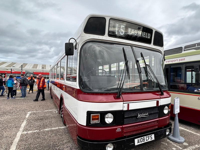 This bus was allocated mainly to single deck routes while a service bus, before it was assigned as a training bus. The present owner bought this bus as a driver trainer in 2007. The bus was brought back to life with a complete interior restoration and is now housed at the Scottish Vintage Bus Museum.