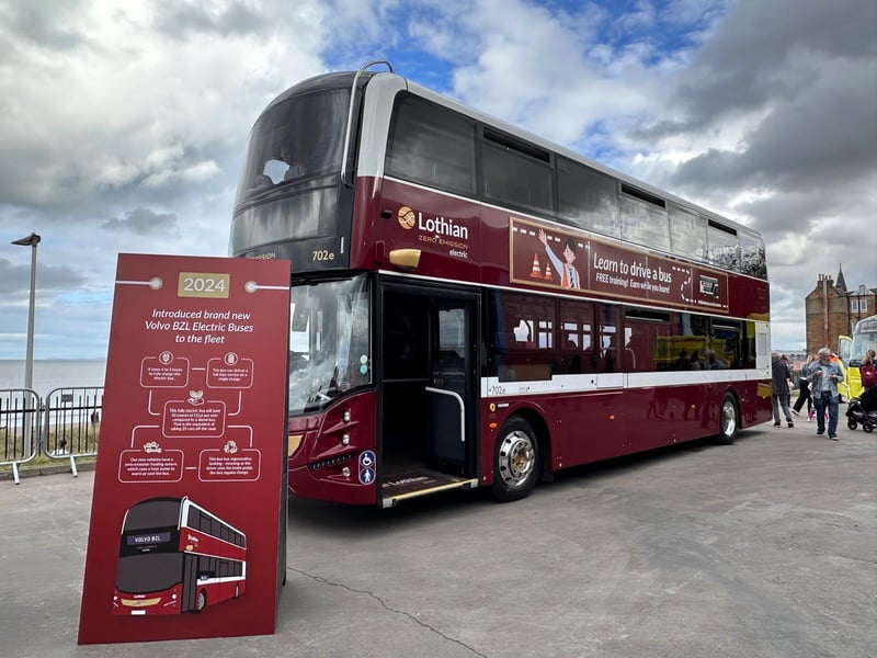 This new electric Lothian bus was also on display for visitors to explore at the Lothian Buses Doors Open Day 2024 at Marine Depot in Seafield, Edinburgh on Saturday, September 28. Bringing those in attendance right up to date on their journey through the history of buses on Edinburgh's streets over the years.