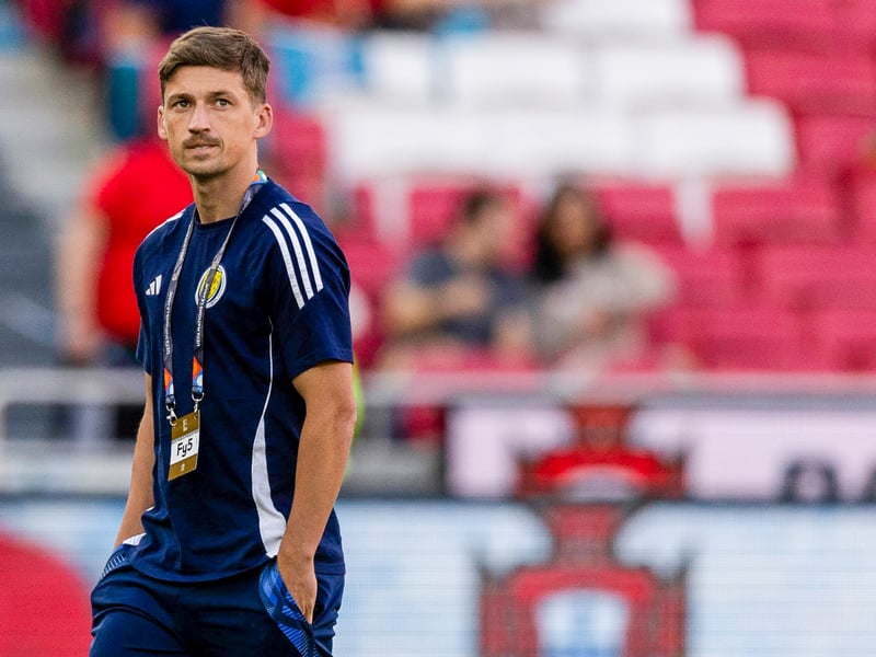 The midfielder won his first Scotland caps earlier this month, but looks set to miss out on the squad after picking up a fresh injury last week.