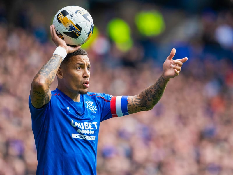 A quiet afternoon from the Rangers skipper, who drifted in and out of the game.