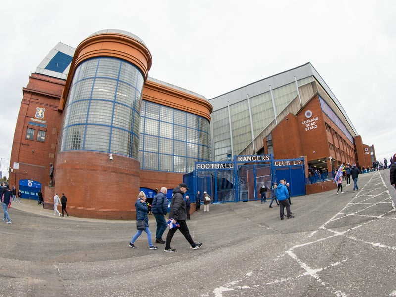 Supporters outside of the stadium prior to kick-off.