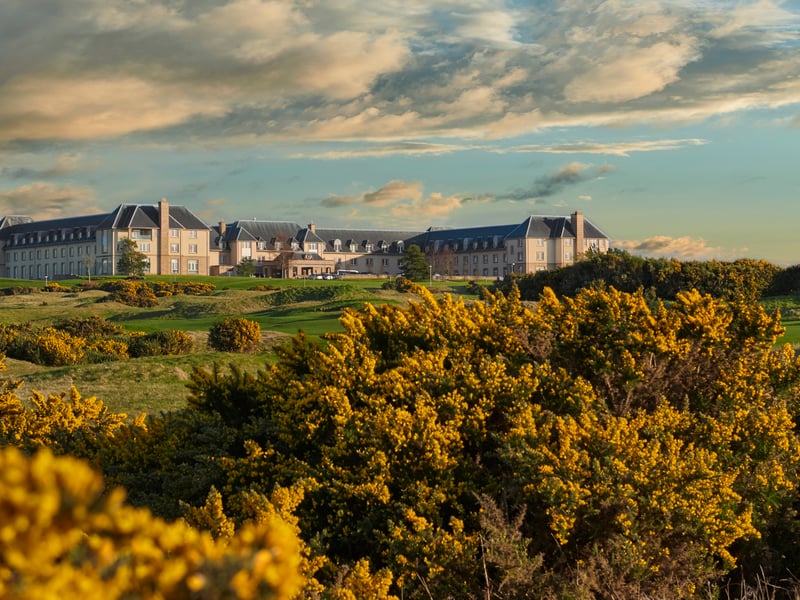Fairmont St Andrews is perched on Scotland’s dramatic clifftops with spectacular views over the North Sea. As well as its 209 rooms, it hosts two championship golf courses, a spa and wellness retreat.
Price: From £293 per night