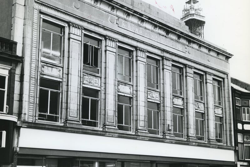 Marks and Spencer - top of the building