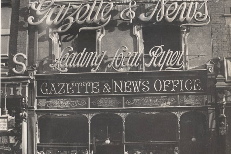 Blackpool Gazette Shop 1879
