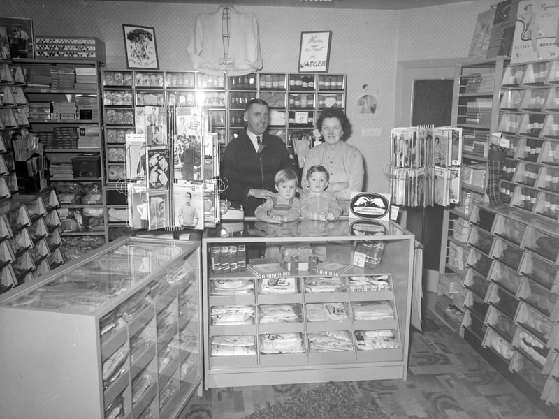 M & A Wood opened a new shop in Highfield Road, South Shore, Blackpool in 1958, specialising in wools, hosiery, knitwear and underwear