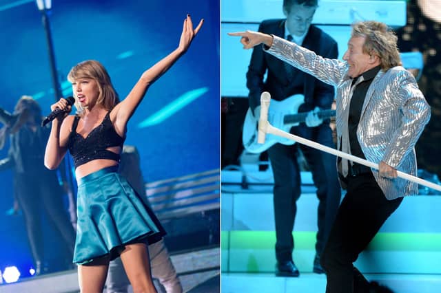 Rod Stewart performed the first show at Glasgow's Hydro with stars such as Taylor Swift among those who have played the venue in the years since.