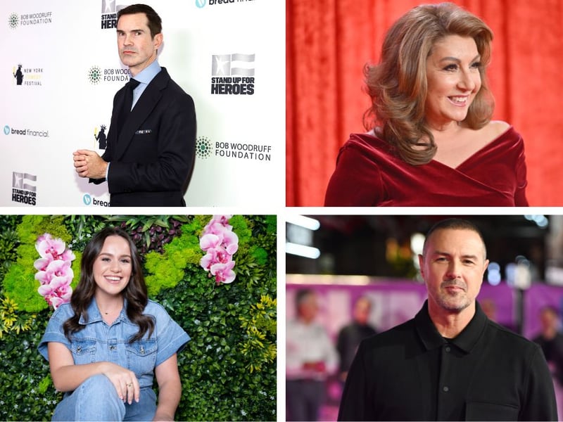 Just four of the celebrities coming to Lancashire this month