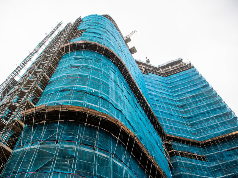 The tower block will house 399 flats within and is one of a number of regeneration projects in this part of the city