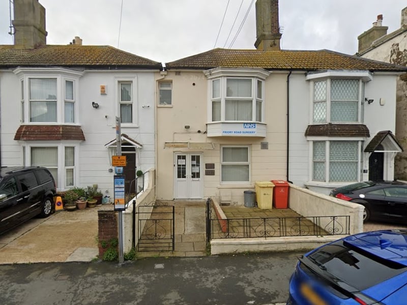 There were 378 survey forms sent out to patients at Priory Road Surgery in Hastings. The response rate was 29%, with 108 patients rating their overall experience. Of these, 66% said it was very good and 27% said it was fairly good.