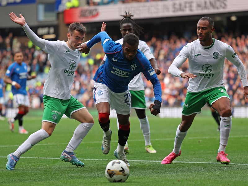 Sterling was absent against Kilmarnock due to a slight knock, so will be a doubt for Thursday's game at Ibrox.