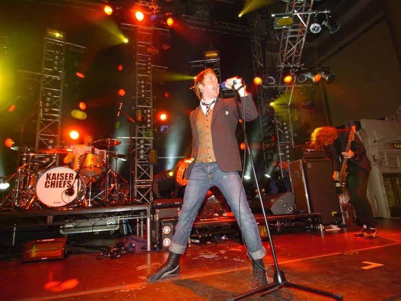 On October 18, 2005, Kaiser Chiefs played at Leeds Town Hall.