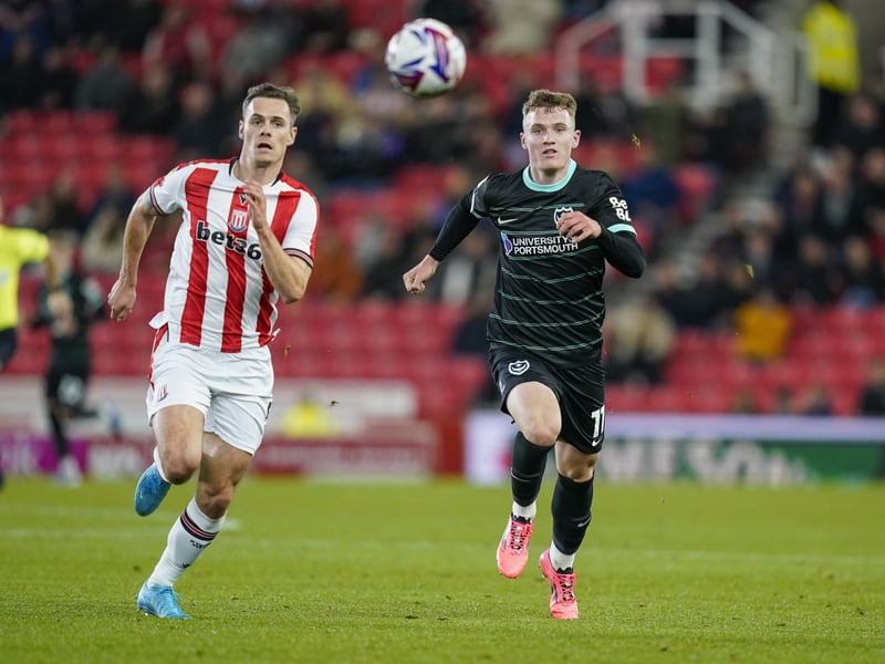 Stoke v Pompey match action