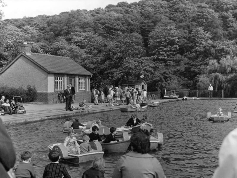The boating Lake at Millhouses Park, pictured here in the 1960s, is one popular attraction which has stood the test of time