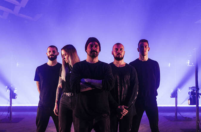 DVNE is a Scottish progressive metal band known for their sprawling, cinematic sound. Their music blends heavy riffs with spacey, atmospheric sections, drawing on influences from sludge, doom, and post-metal. Their 2021 album Etemen Ænka has been praised for its ambitious scope and storytelling