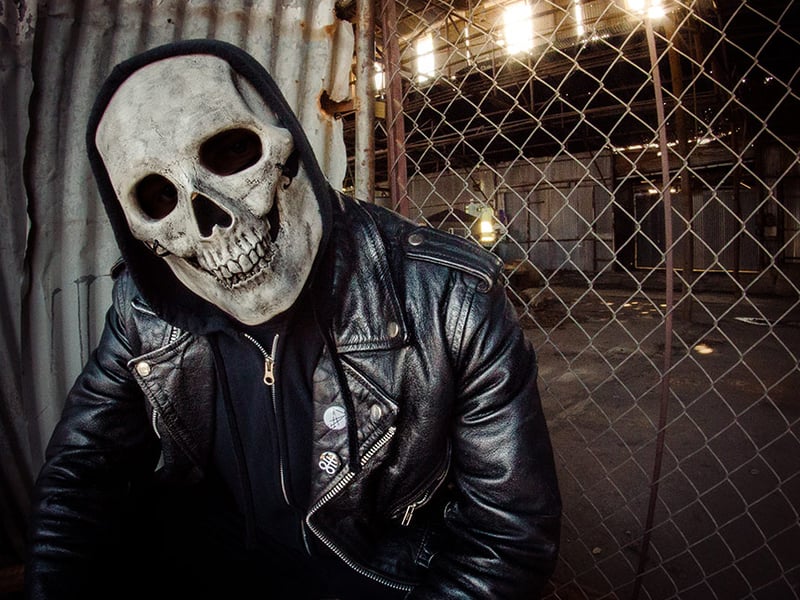 Gost is an American electronic music project that blends synthwave with dark, aggressive elements of metal and industrial. Known for their horror-inspired visuals and pounding beats, Gost’s music is both danceable and dark