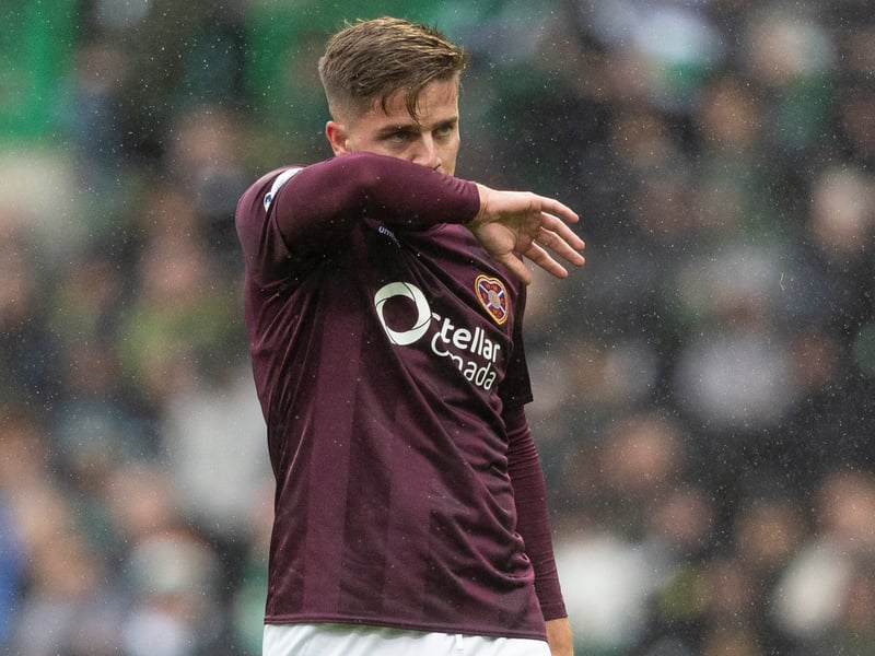 He returned to the side against Ross County at the weekend, and will be tasked with winning the ball back for Hearts against Dinamo Minsk.