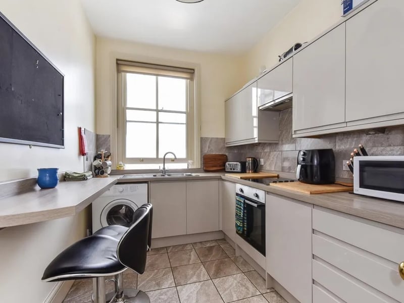 The listing says: "Convenience is key with parking for 2 vehicles on the gated driveway, ensuring your vehicles are secure. The private parking adds a touch of exclusivity to this already impressive property."