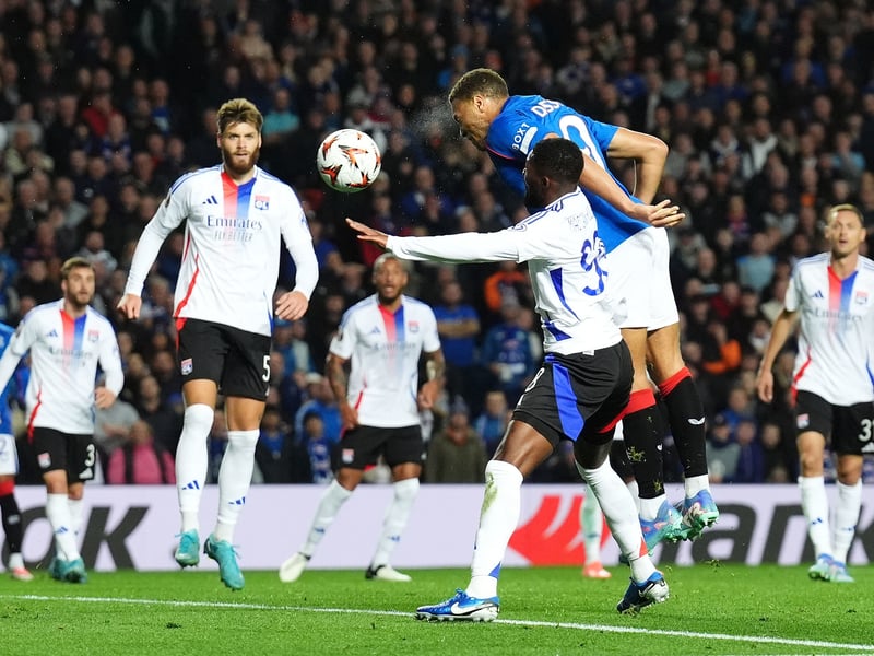 The Nigerian forward was involved in Lawrence's goal, chasing down a short back header from Tolisso, but did not get much change thereafter out of the Lyon defenders. 5