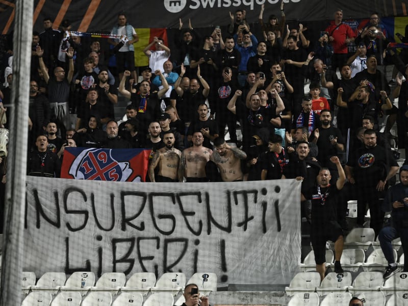The travelling fans of Romanian side FCSB will have enjoyed their 1-0 win over PAOK at the Toumba Stadium in Thessaloniki.