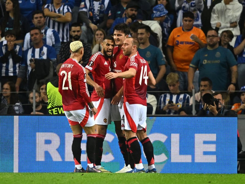 The Europa League's biggest attendance of the night saw arguably the best game of the night, as 10-man Manchester United rescued a 3-3 draw in the final minute thanks to Harry Maguire's injury time goal at the Estádio do Dragão.