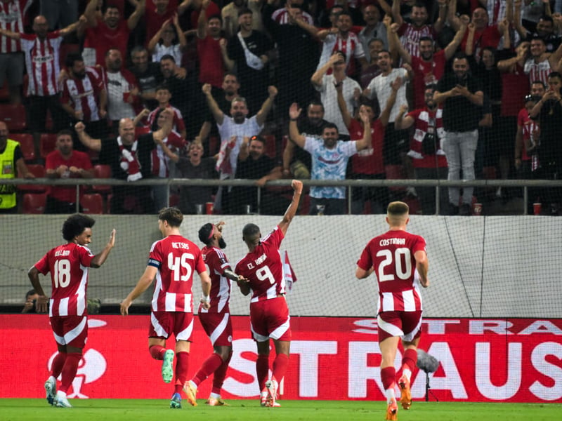 The Europa League champions were impressive as they dismantled Braga 3-0 in front of a close to capacity crowd of 30,301 at the Karaiskakis Stadium.