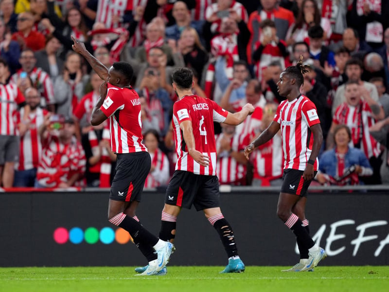 Despite being one of the biggest attendances of the evening, the San Mamés in Bilbao was just 75% full as the La Liga side ran out 2-0 winners against AZ Alkmaar.