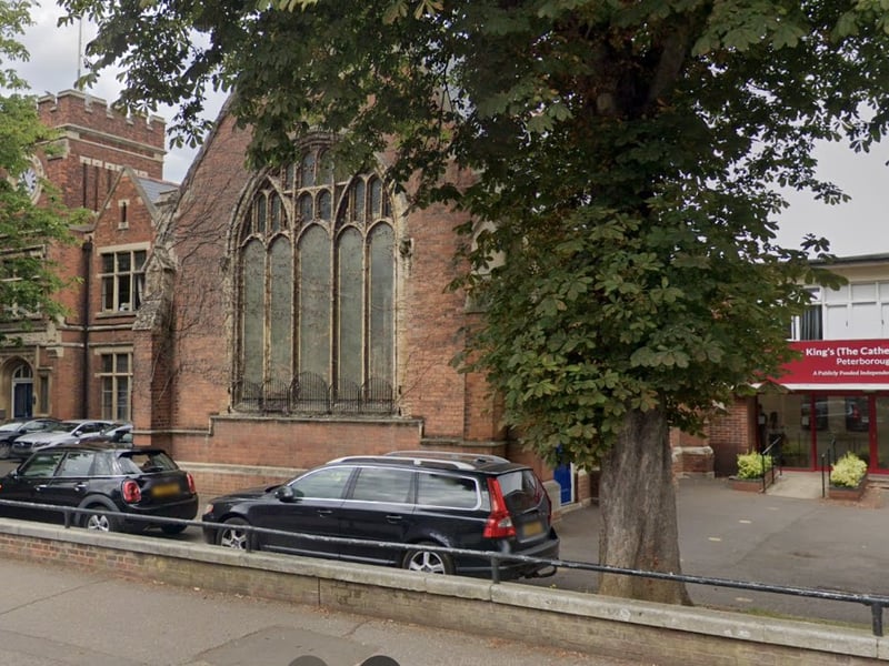 The King’s (The Cathedral) School in Peterborough is a state-funded Church of England academy. It is selective, meaning students usually need to pass an exam or meet certain entry criteria to get in. It was formerly rated ‘outstanding’ by Ofsted. In the 2022/23 academic year, it had a Progress 8 score of 0.64 - or well above average.