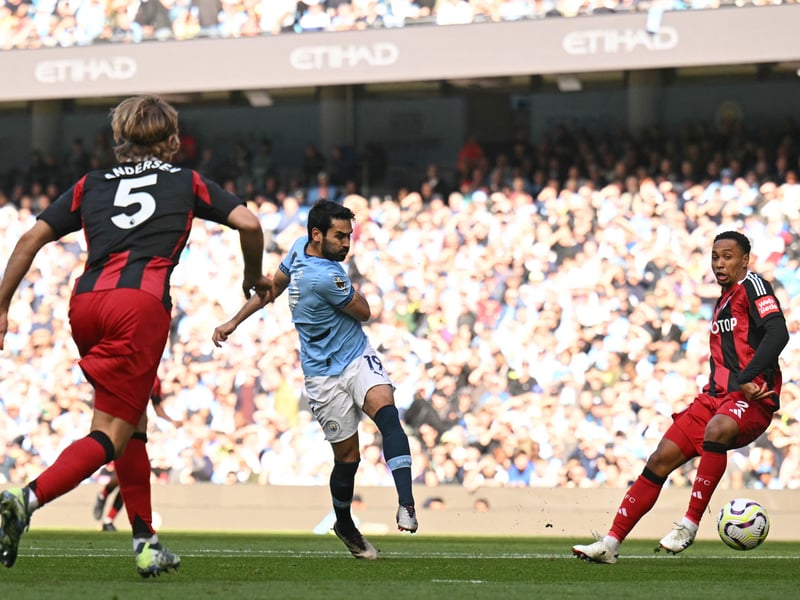 Went close with an early chance that flashed wide in a what was a solid - if unspectacular - afternoon for the midfielder. Gundogan popped up in advanced areas but didn't have a telling impact on the game.