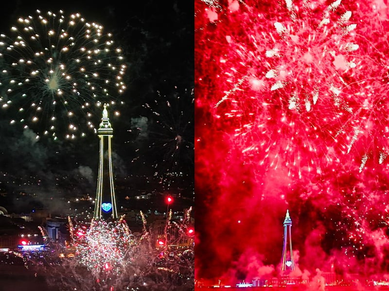 One sky, two very different views