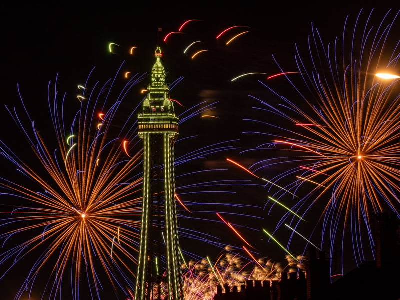 The final day was the turn of the USA fireworks team