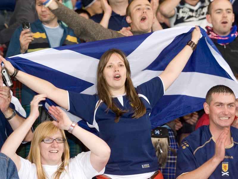Scotland fans in dreamland after doing an unexpected double over from France in the qualifiers.