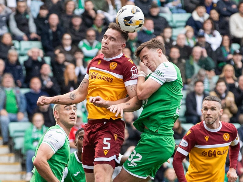 Played on the left-hand side of a back three. However, the Motherwell defender is forced into left-back for this team after his excellent weekend performance against Hibs. Was rated at 8.2 after making six clearances, five recoveries and four headed clearances in the 2-1 win. He got an assist with his long-throw too.
