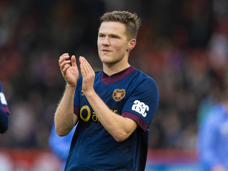 Unlucky to be on the losing side at the weekend, Spittal was the highest ranked player in Hearts' 3-2 defeat to Aberdeen. Scored an excellent goal, created two chances for his team and was rated at 8.0 for his performance.